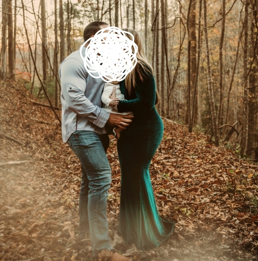 Missord Long‎ Sleeve Velvet Elegant Green Evening Holiday Family Photo Dress